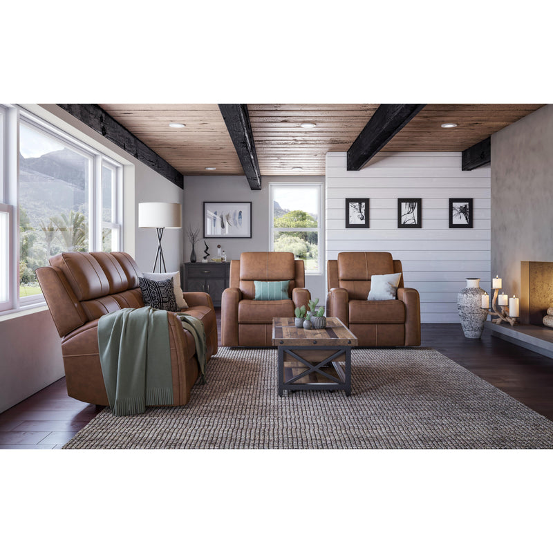 Flexsteel Power Reclining Leather Match Loveseat 1043-60PH 946-72 IMAGE 7