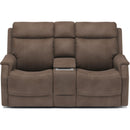 Flexsteel Easton Power Reclining Fabric Loveseat 1520-64PH 500-72 IMAGE 2
