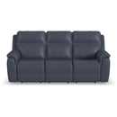 Flexsteel Sawyer Power Reclining Leather Match Sofa 1845-62PH 009-42 IMAGE 3