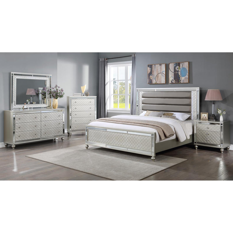  Crown Mark Cristian B1680 Queen Bed - Champagne IMAGE 3