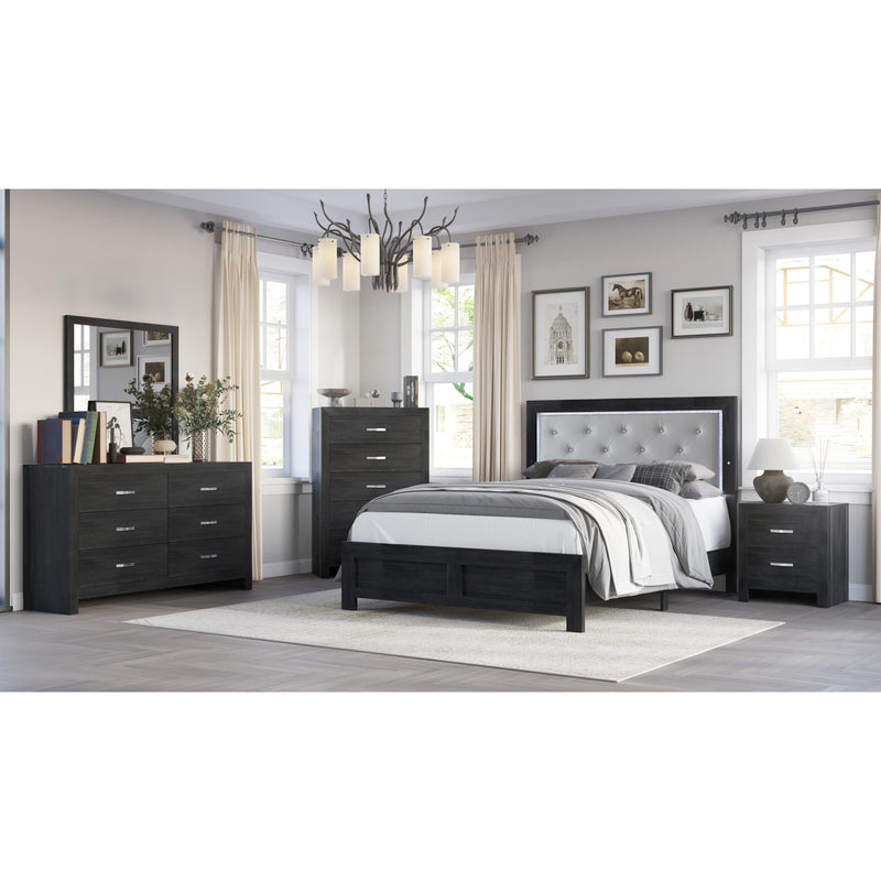  Crown Mark Jaylen B9280-K King Bed - Black IMAGE 3