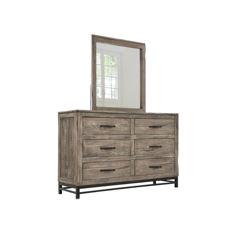 International Furniture Direct Blacksmith 6-Drawer Dresser IFD2321DSR IMAGE 2