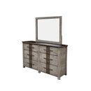 International Furniture Direct Tikal Dresser Mirror IFD5021MIR IMAGE 2