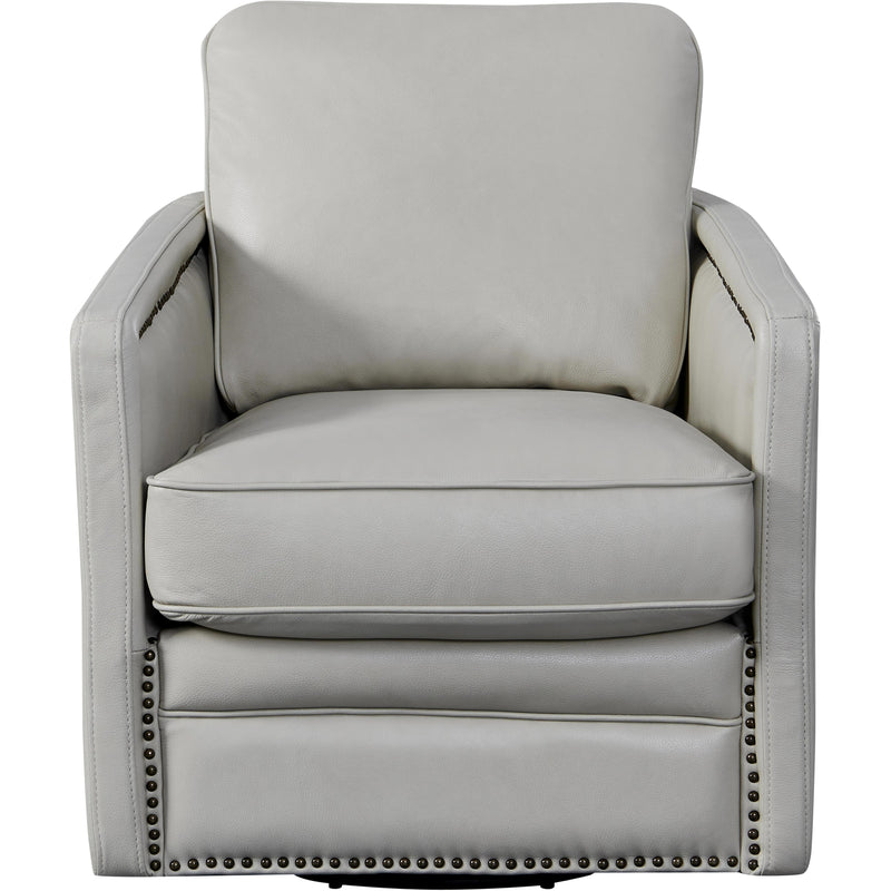 Leather Italia USA Alto Swivel Leather Chair 1669-N1026S-01177135 IMAGE 2
