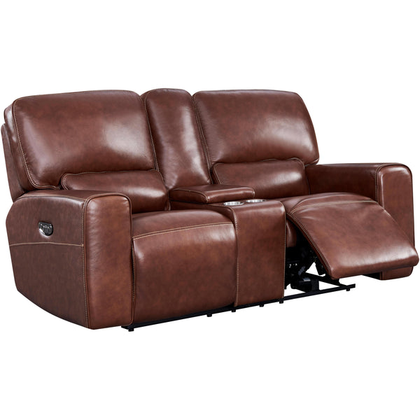 Leather Italia USA Broadway Power Reclining Leather Loveseat 1669-EH9049C-028540LV IMAGE 1