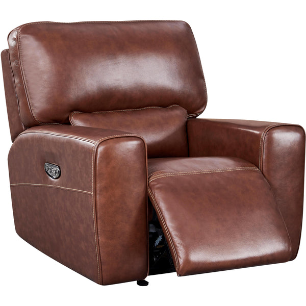 Leather Italia USA Broadway Power Glider Leather Recliner 1669-EH9049G-018540LV IMAGE 1