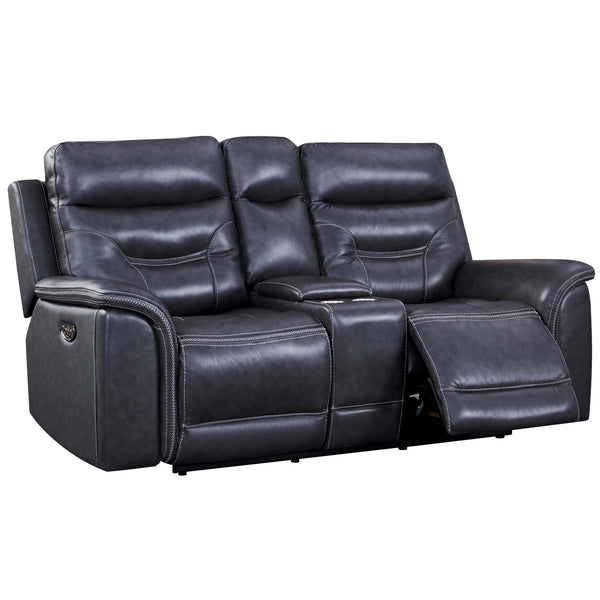 Leather Italia USA Bullard Power Reclining Leather Loveseat 1669-EH5194C-021095LV IMAGE 1