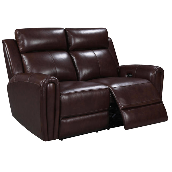 Leather Italia USA Jonathan Power Reclining Leather Loveseat 1712-E3215-027030LV IMAGE 1