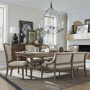 Liberty Furniture Industries Inc. Americana Farmhouse 615-C6501B Uph Shelter Dining Bench IMAGE 2