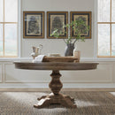 Liberty Furniture Industries Inc. Americana Farmhouse 615-DR-PED Pedestal Table IMAGE 1
