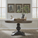 Liberty Furniture Industries Inc. Americana Farmhouse 615-DR-OPED Opt Pedestal Table IMAGE 1