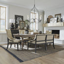 Liberty Furniture Industries Inc. Americana Farmhouse 615-C6501S-B Uph Shelter Side Chair- Black IMAGE 3