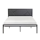 Homelegance Rhea Queen Upholstered Platform Bed 1602BK-1 IMAGE 1