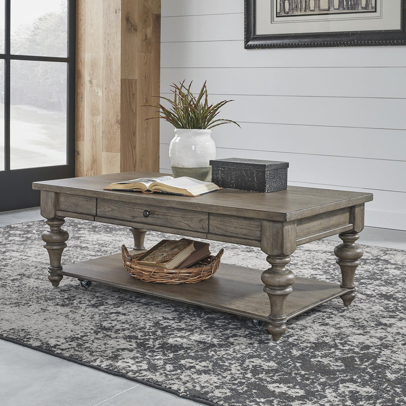 Liberty Furniture Industries Inc. Americana Farmhouse 615-OT-3PCS Occasional Table Set IMAGE 2