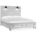 Magnussen Heron Cove King Panel Bed with Storage B4400-54R/B4400-68SF/B4400-69H IMAGE 1