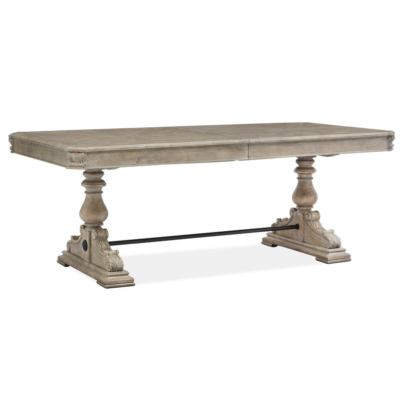Magnussen Marisol Dining Table with Trestle Base D5132-21B/D5132-21T IMAGE 1