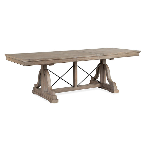 Magnussen Paxton Place Dining Table with Trestle Base D4805-25B/D4805-25T IMAGE 1