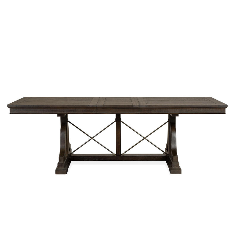 Magnussen Westley Falls Dining Table with Trestle Base D4399-25B/D4399-25T IMAGE 3