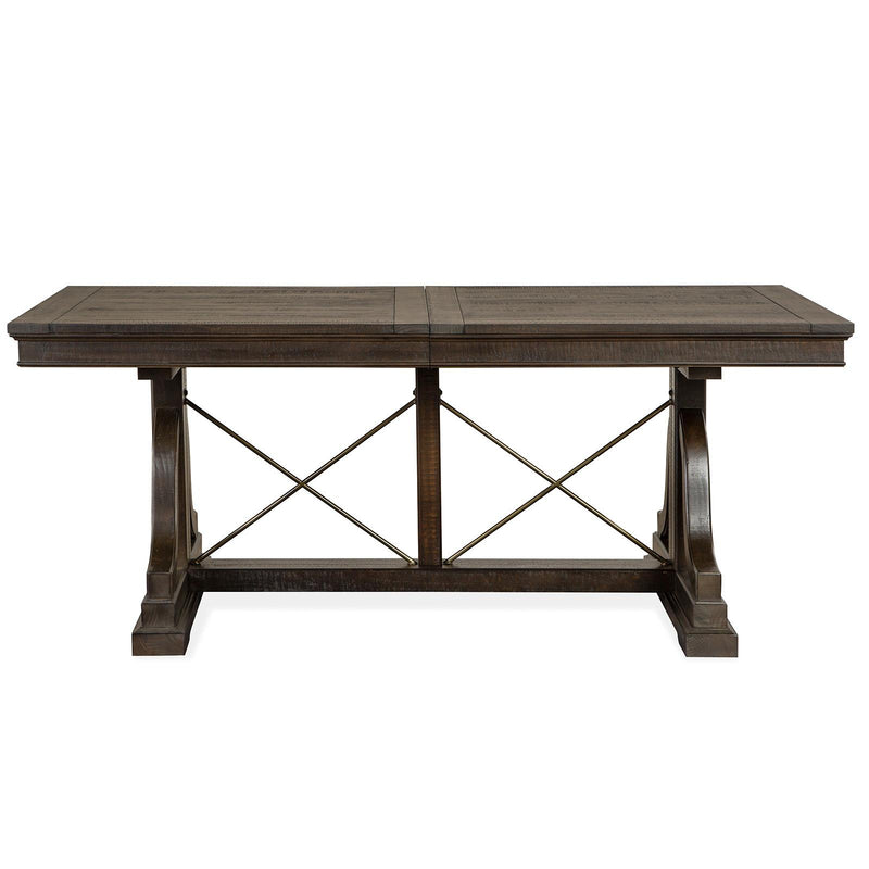 Magnussen Westley Falls Dining Table with Trestle Base D4399-25B/D4399-25T IMAGE 4
