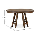 Magnussen Round Bay Creek Dining Table D4398-27 IMAGE 6