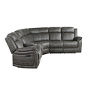 Homelegance Centeroak 9479BRG*SC 3 pc Reclining Sectional with Left Console IMAGE 2
