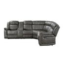 Homelegance Centeroak 9479BRG*SC 3 pc Reclining Sectional with Left Console IMAGE 3