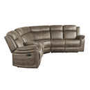 Homelegance Centeroak 9479SDB*SC 3 pc Reclining Sectional with Left Console IMAGE 2
