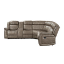 Homelegance Centeroak 9479SDB*SC 3 pc Reclining Sectional with Left Console IMAGE 3
