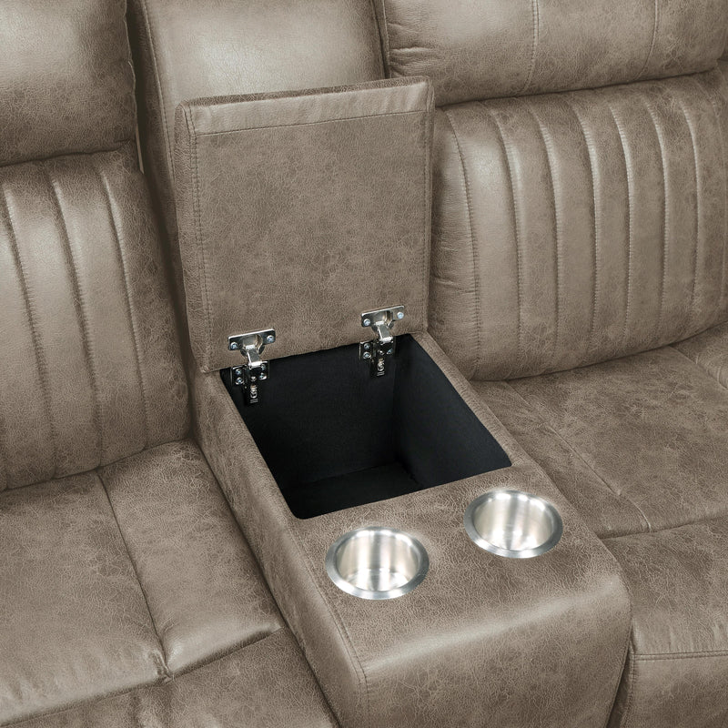 Homelegance Centeroak 9479SDB*SC 3 pc Reclining Sectional with Left Console IMAGE 6