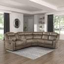 Homelegance Centeroak 9479SDB*SC 3 pc Reclining Sectional with Left Console IMAGE 8