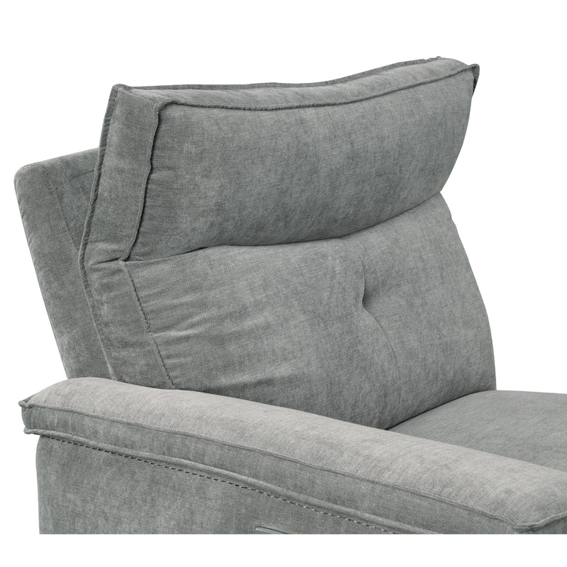 Homelegance Tesoro 9509DG*65LRR 6 pc Modular Reclining Sectional with Left Chaise IMAGE 4