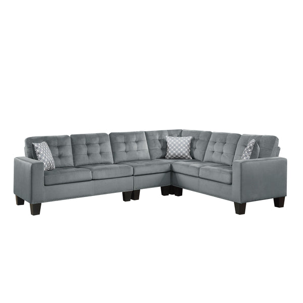 Homelegance Lantana 9957GY*SC 2 pc Reversible Sectional IMAGE 1