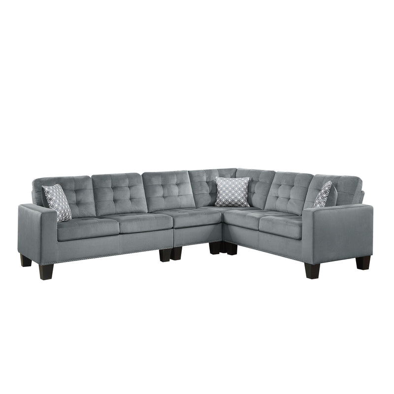 Homelegance Lantana 9957GY*SC 2 pc Reversible Sectional IMAGE 1