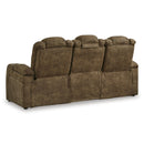 Signature Design by Ashley Wolfridge Power Reclining Leather Look Sofa 6070315 IMAGE 5