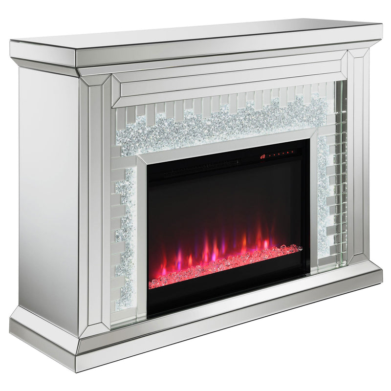 Coaster Furniture Gilmore 991048 Rectangular Freestanding Fireplace - Mirror IMAGE 2