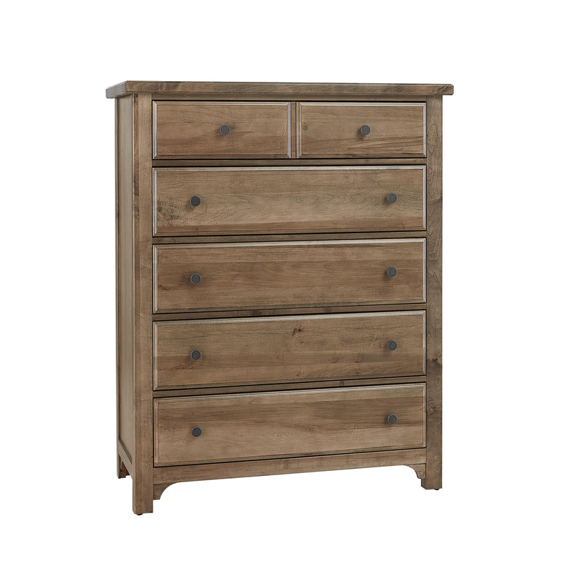 Vaughan-Bassett Cool Farmhouse 5-Drawer Chest 800-115 IMAGE 1