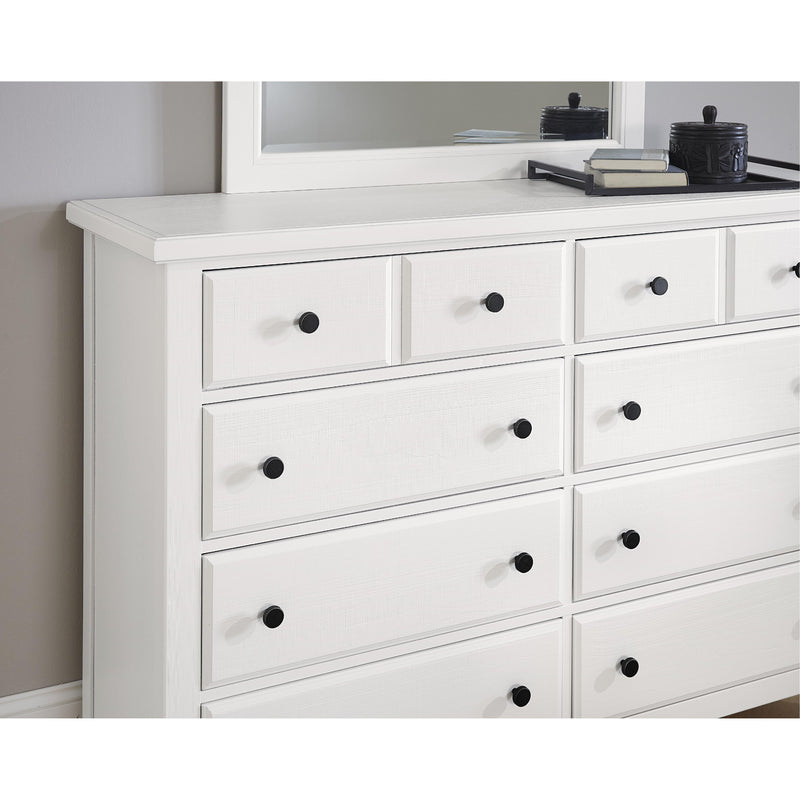 Vaughan-Bassett Cool Farmhouse 804-002 8 Drawer Dresser - Soft White IMAGE 7