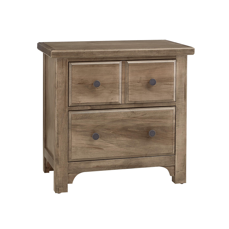 Vaughan-Bassett Cool Farmhouse 2-Drawer Nightstand 800-227 IMAGE 1