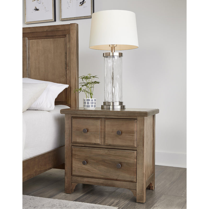 Vaughan-Bassett Cool Farmhouse 2-Drawer Nightstand 800-227 IMAGE 4