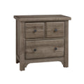Vaughan-Bassett Cool Farmhouse 2-Drawer Nightstand 801-227 IMAGE 1