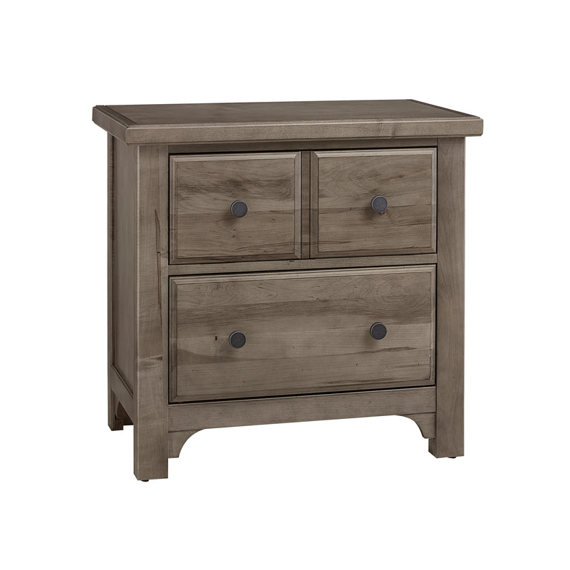 Vaughan-Bassett Cool Farmhouse 2-Drawer Nightstand 801-227 IMAGE 1