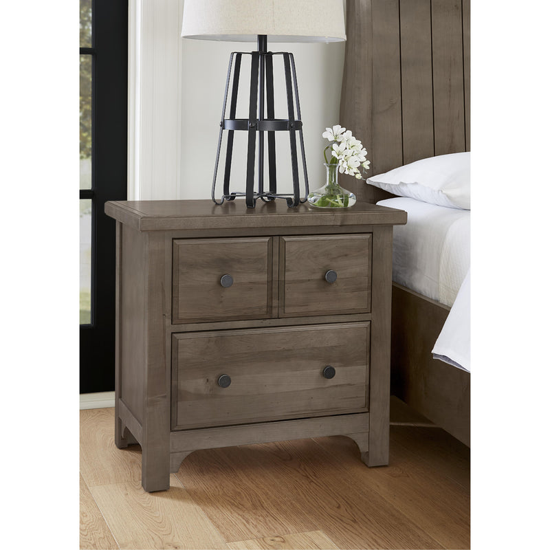 Vaughan-Bassett Cool Farmhouse 2-Drawer Nightstand 801-227 IMAGE 4