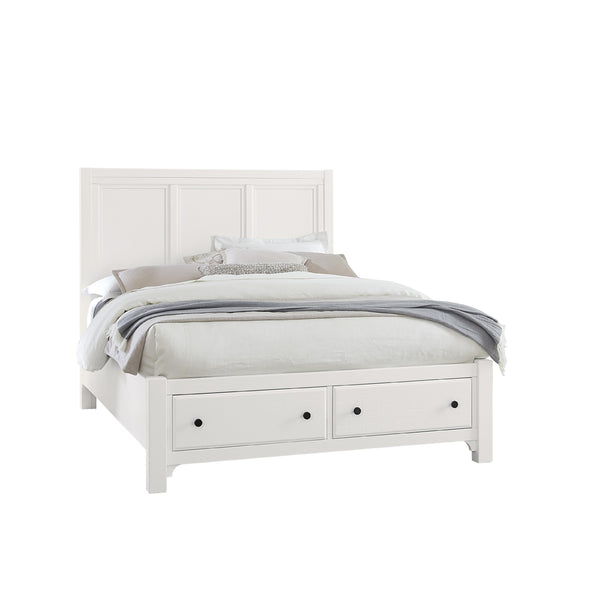 Vaughan-Bassett Cool Farmhouse King Panel Bed with Storage 804-667-066B-502-666 IMAGE 1