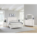 Vaughan-Bassett Cool Farmhouse King Panel Bed with Storage 804-667-066B-502-666 IMAGE 3