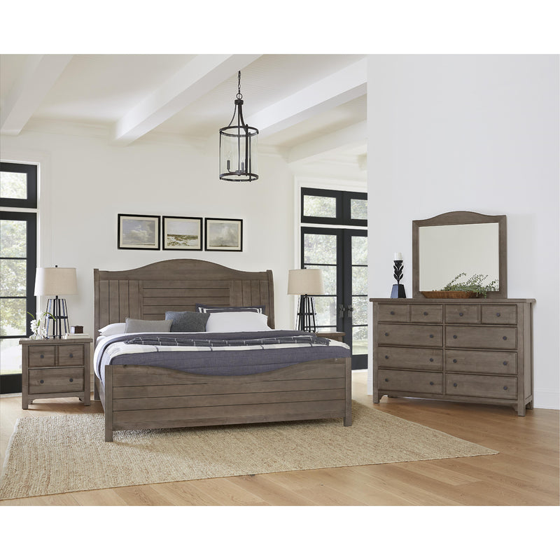 Vaughan-Bassett Cool Farmhouse King Sleigh Bed 801-663-366-922-MS1 IMAGE 2