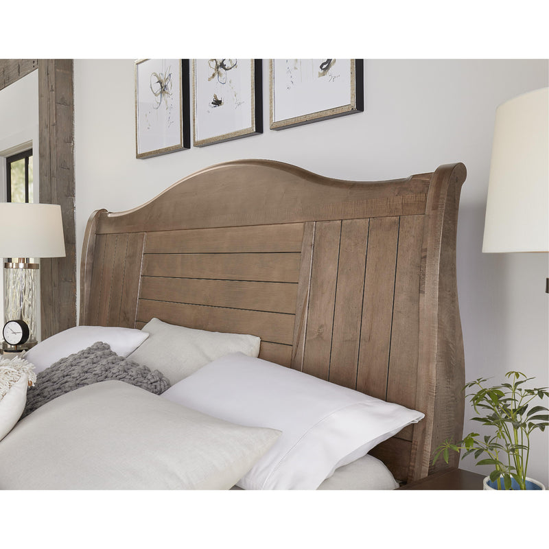 Vaughan-Bassett Cool Farmhouse King Sleigh Bed with Storage 800-663-066B-502-666 IMAGE 3