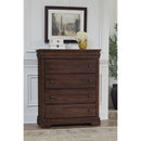 Vaughan-Bassett Vista 770-115 5 Drawer Chest - Warm Cherry IMAGE 5