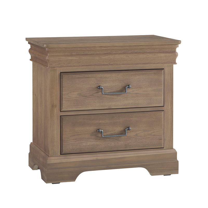 Vaughan-Bassett Vista 2-Drawer Nightstand 771-226 IMAGE 1