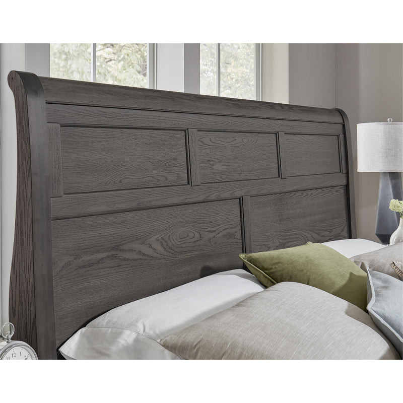  Vaughan-Bassett Vista 772 Queen Sleigh Storage Bed - Grey Oak IMAGE 4
