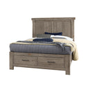 Vaughan-Bassett Yellowstone Queen Panel Bed with Storage 780-558-050B-502-555 IMAGE 2